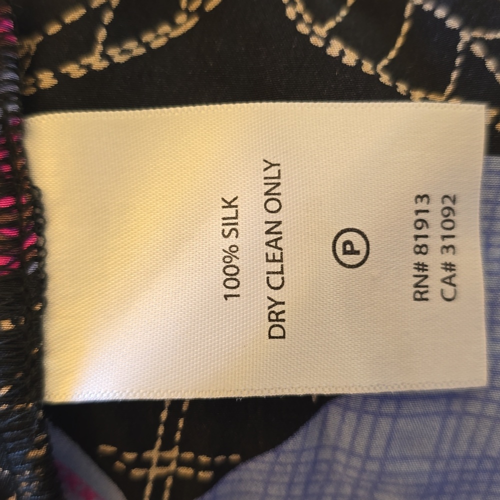 NWT,Plenty by Tracy Reese Hawaiian Quilt Star Print One Shoulder Silk Top,  0 - Picture 13 of 13